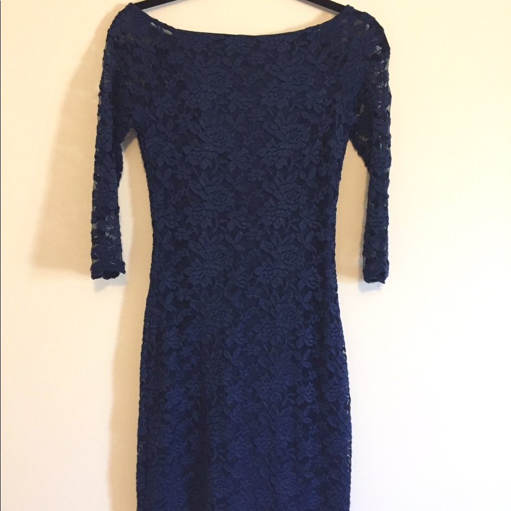 Blue Lace Dress